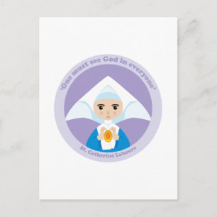 St. Catherine Laboure Vykort