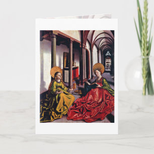 St.Catherine och Mary Magdalene av Konrad Witz Kort
