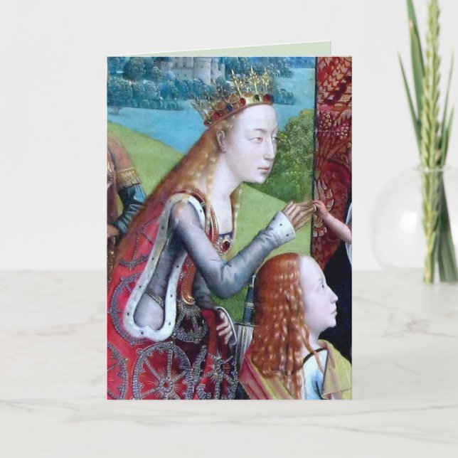 St. Catherine of Alexandria (detaljer; M 070) Card Kort (Framsida)