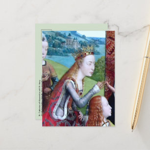 St. Catherine of Alexandria (detaljer; M 070) Vykort