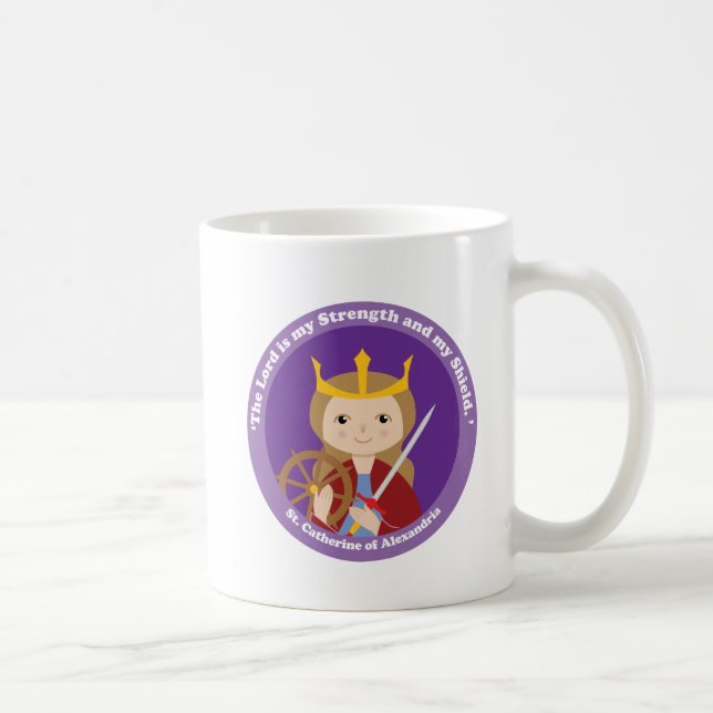 St. Catherine of Alexandria Kaffemugg (Höger)