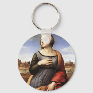 St. Catherine of Alexandria Nyckelring
