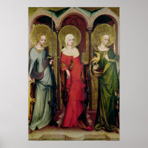 St. Catherine of Alexandria, St. Mary Poster