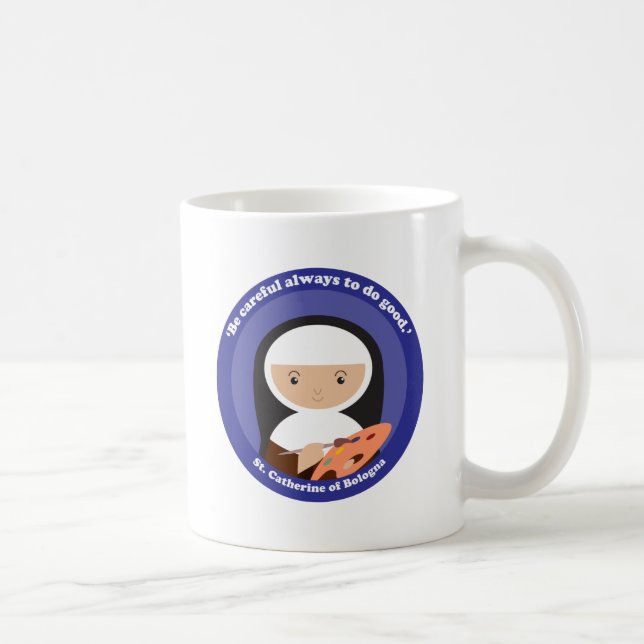 St. Catherine of Bologna Kaffemugg (Höger)