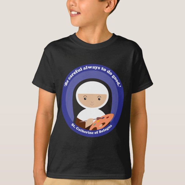St. Catherine of Bologna T Shirt (Framsida)