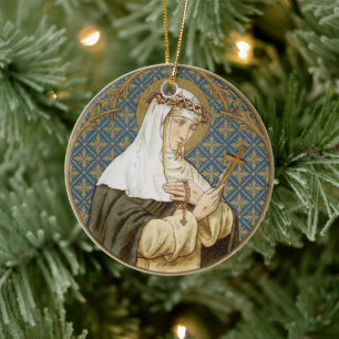 St. Catherine of Siena (BK 19) Julgransprydnad Keramik