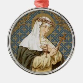 St. Catherine of Siena (BK 19) Julgransprydnad Metall