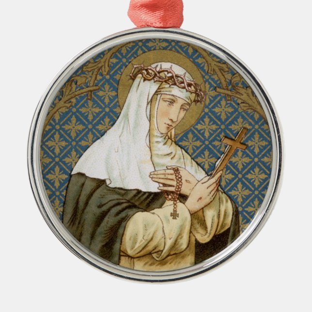 St. Catherine of Siena (BK 19) Julgransprydnad Metall (Framsidan)