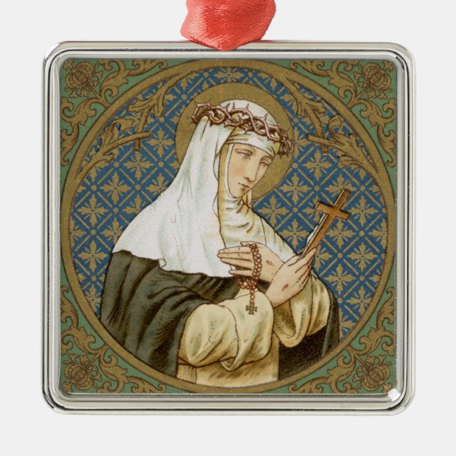 St. Catherine of Siena (BK 19) Julgransprydnad Metall (Framsidan)