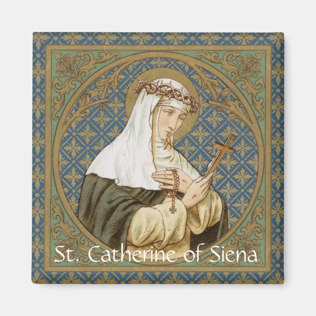 St. Catherine of Siena (BK 19) Magnet (Framsidan)