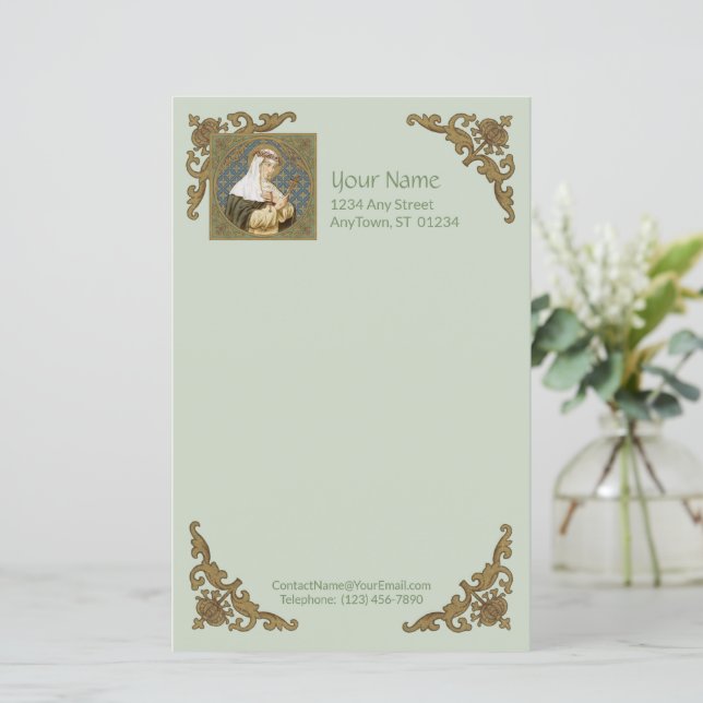 St. Catherine of Siena (BK 19) (Stil 2, Lakan A) (Stående Fram)