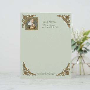 St. Catherine of Siena (BK 19) (Stil 2, Lakan A) Brevhuvud
