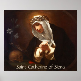St. Catherine of Siena (Franceschini) Poster