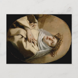 St. Catherine of Siena Hl. Katharina Siena Tiepolo Vykort