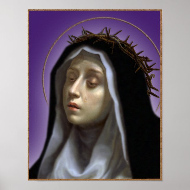 St. Catherine of Siena Poster (Framsidan)