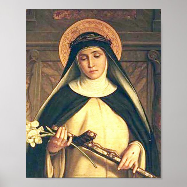 St. Catherine of Siena Poster (Framsidan)