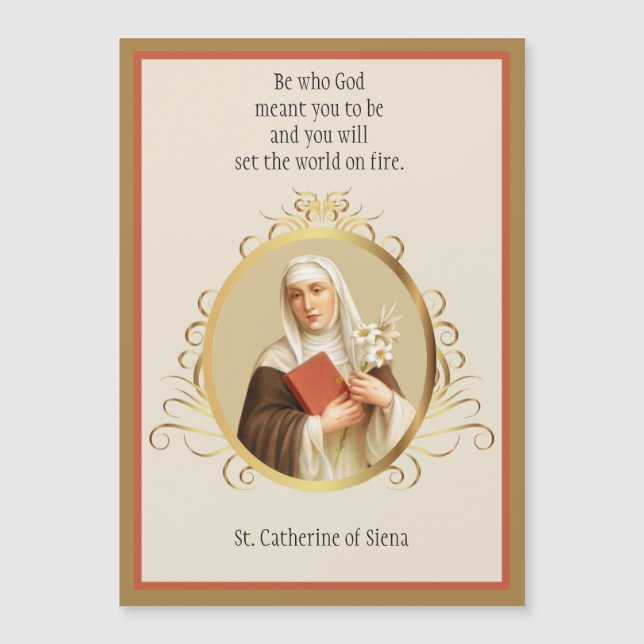 St. Catherine of Siena Religiösa Nun Catholique (Framsida)
