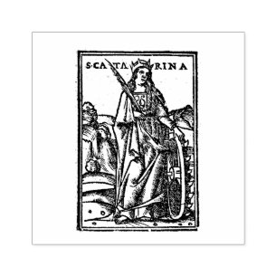 St. Catherine of Siena-Religiösan Stämpel