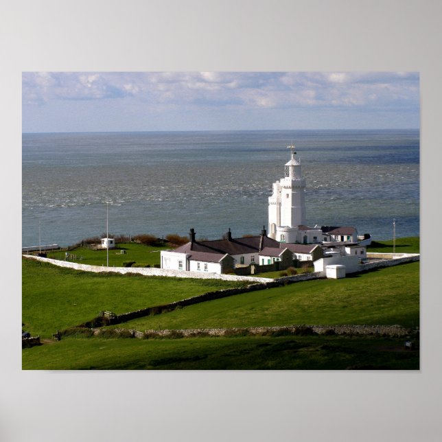 St Catherine's Lighthouse Poster (Framsidan)