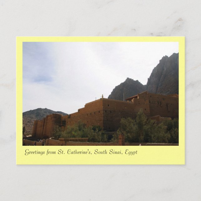 St. Catherine's Monastery, South Sinai, Egypten Vykort (Framsida)