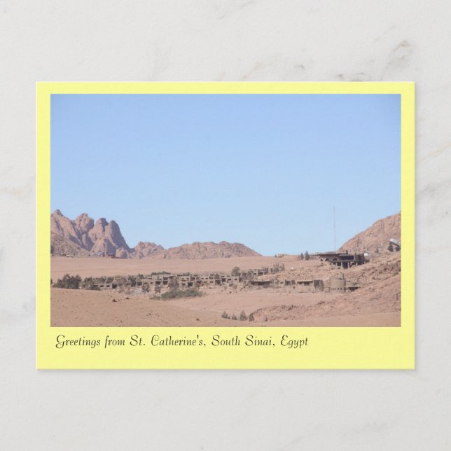 St. Catherine's Monastery, South Sinai, Egypten Vykort (Framsida)
