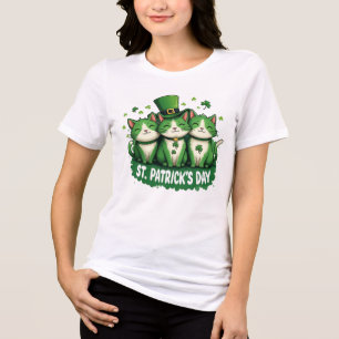 St. Catricks dag - Cute Cat Lover T Shirt