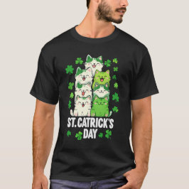 St. Catrick's Day - Cute Irish Cat St. Patrick's T Shirt