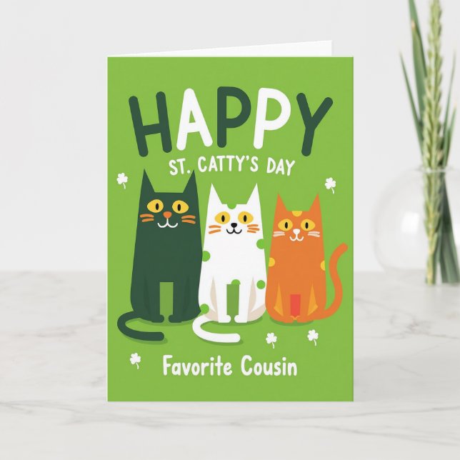 St Cattys Dag Kusin Kort (Framsida)
