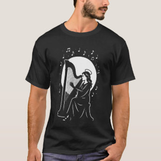 St Cecilia bekräftelse harpa katolsk skyddshelgon T Shirt