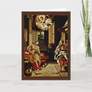 St. Cecilia och St. Valerian av Orsi Lelio (BE Kort