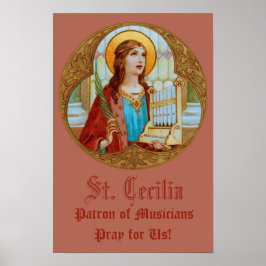 St. Cecilia of Rom (BK 003) Poster