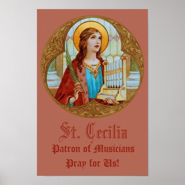 St. Cecilia of Rom (BK 003) Poster (Framsidan)