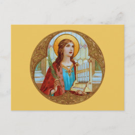 St. Cecilia of Rom (BK 003) Vågrät Postcard Vykort