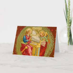 St. Cecilia of Rom (SNV 36) Blank Greeting Card Kort