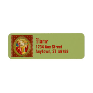 St. Cecilia of Rom (SNV 36) Returadress Etikett