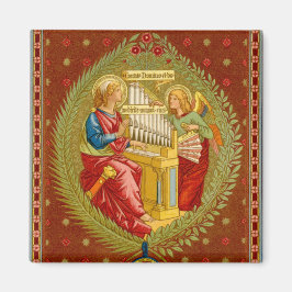 St. Cecilia of Rom (SNV 36) Square Magnet