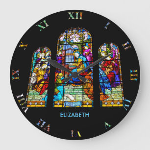 St. Cecilia Spelande organ - fastkedjad glasbild Stor Klocka