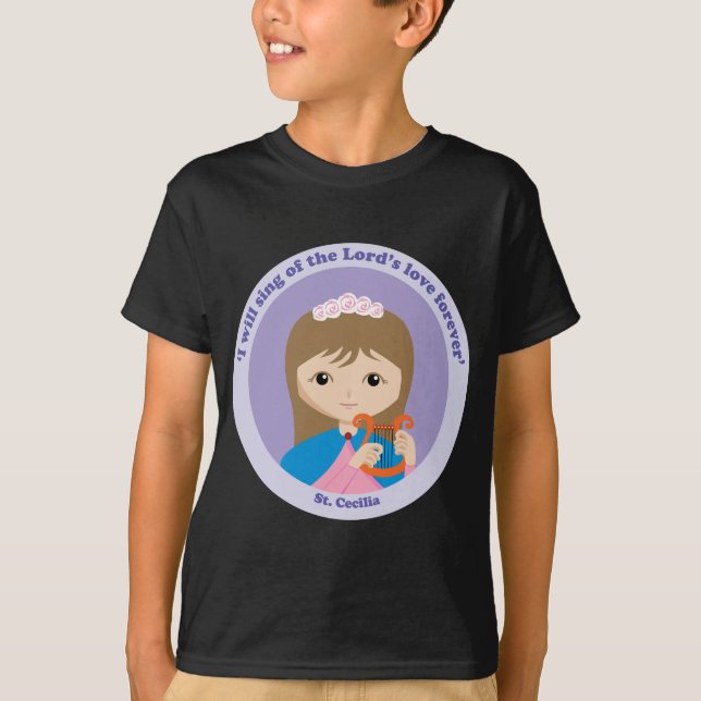 St. Cecilia T Shirt (Framsida)