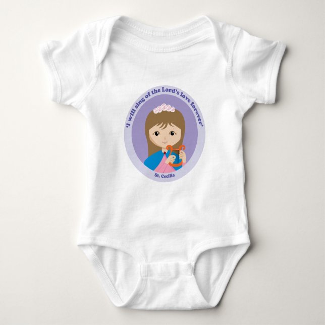 St Cecilia Tee Shirt (Framsida)