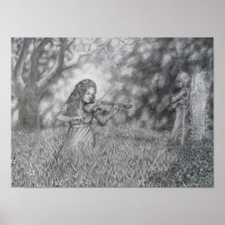 St. Cecilia UV-resistent utskrift Poster