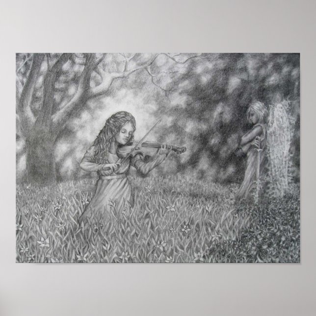 St. Cecilia UV-resistent utskrift Poster (Framsidan)