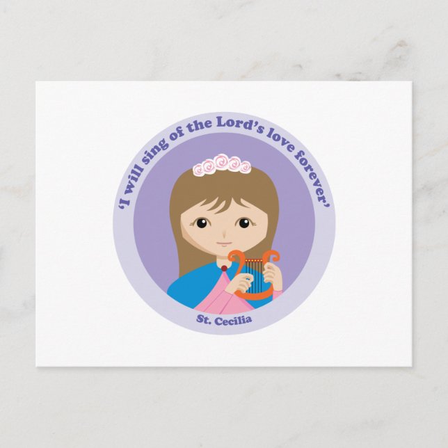 St. Cecilia Vykort (Framsida)