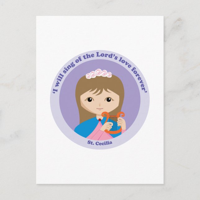 St. Cecilia Vykort (Framsida)