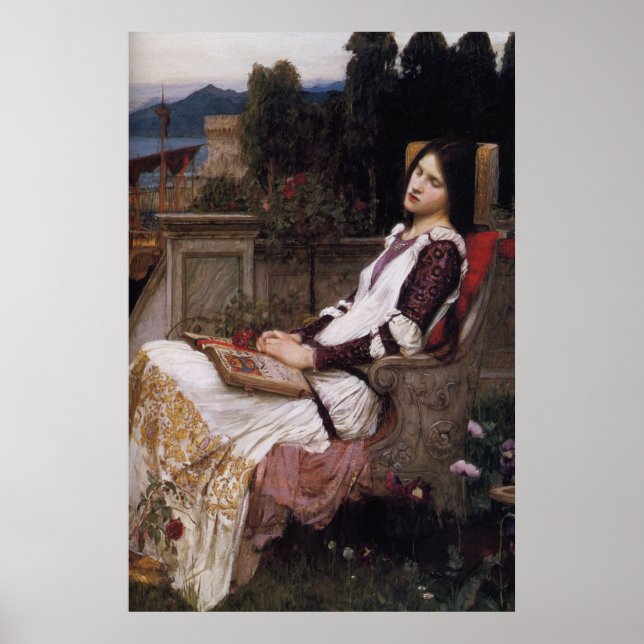 St Cecilia - Waterhouse Poster (Framsidan)