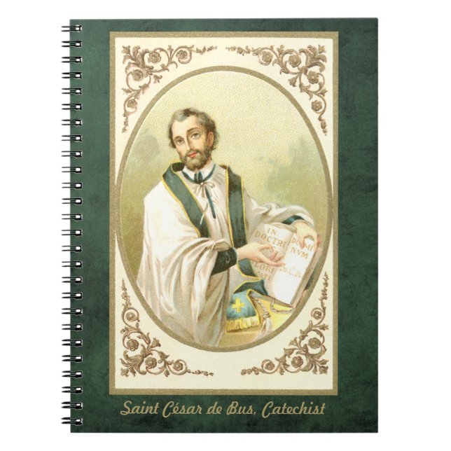 St. César de Buss (SLE 001) Anteckningsbok (Framsidan)