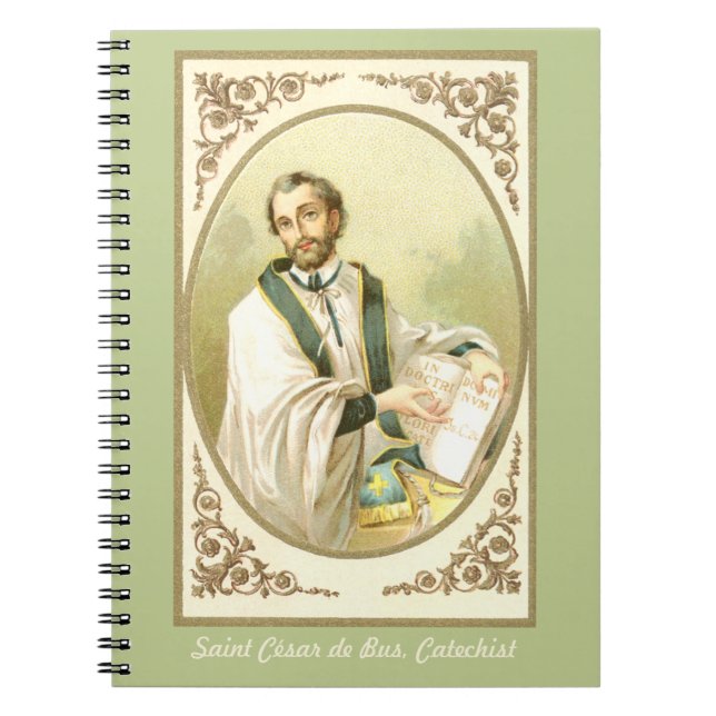 St. César de Buss (SLE 001) Anteckningsbok (Framsidan)