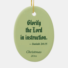 St. César de Buss (SLE 001) Julgransprydnad Keramik