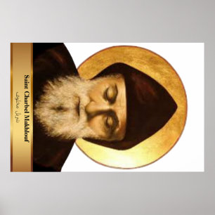 St. Charbel 36,00 x 23,99-tumskyrkans Poster