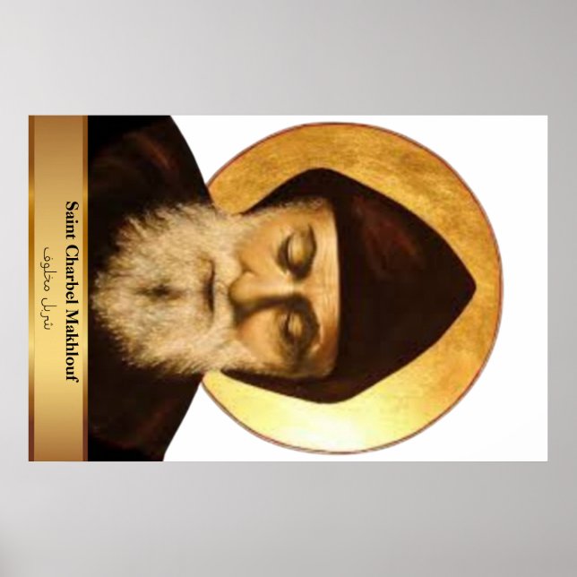 St. Charbel 36,00 x 23,99-tumskyrkans Poster (Framsidan)