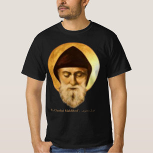 St Charbel Makhlouf شربل مخلوف Maronitiska kyrkan T Shirt